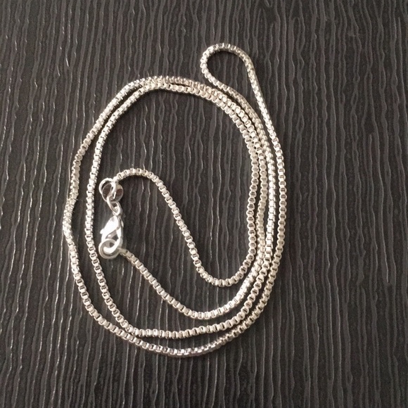 Sterling Silver 925 Box Chain 20 inch Necklace - Picture 5 of 8